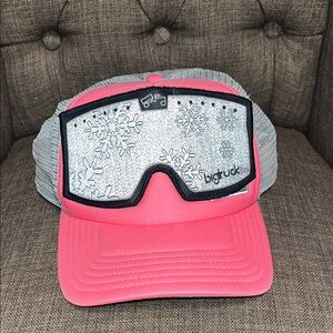 Big Truck Pink and Gray Cap